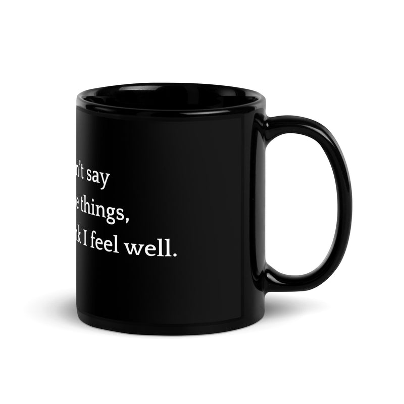 Inappropriate Things - Black Glossy Mug-zoom-