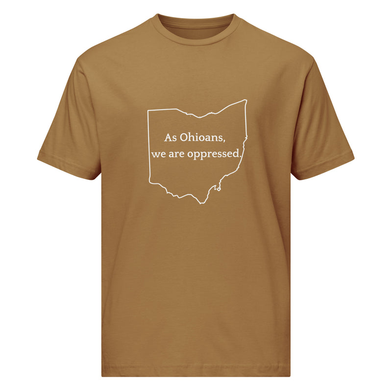 Ohioans are Oppressed - Unisex fine jersey tee-zoom-