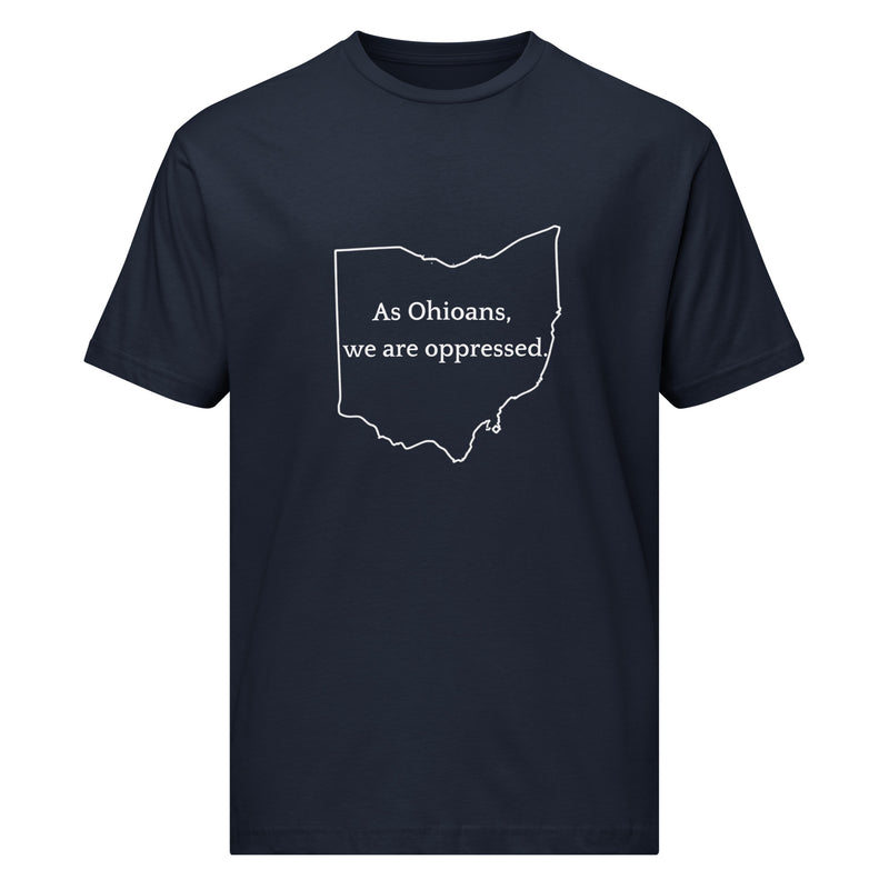 Ohioans are Oppressed - Unisex fine jersey tee-zoom-