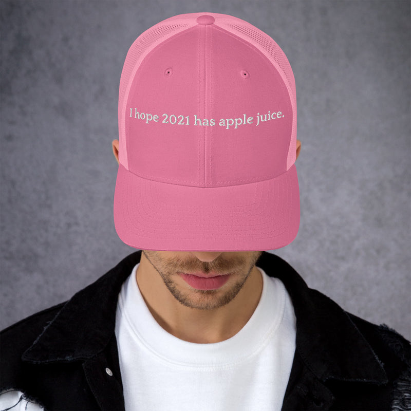 Hope 2021 Has Apple Juice - Trucker Cap-zoom-