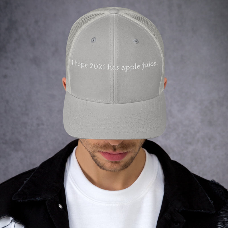 Hope 2021 Has Apple Juice - Trucker Cap-zoom-