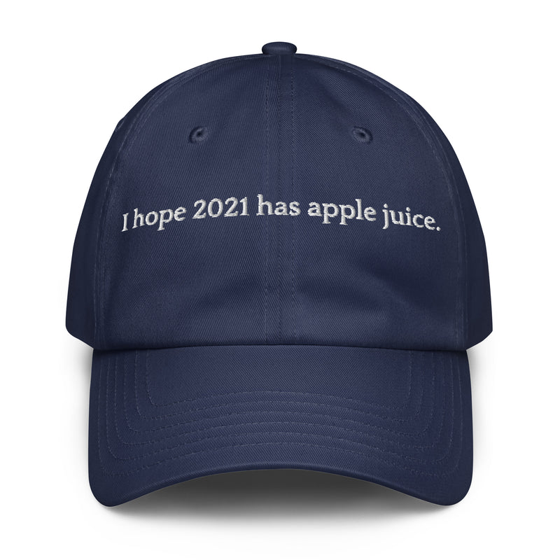 Hope 2021 Has Apple Juice - Under Armour® dad hat-zoom-