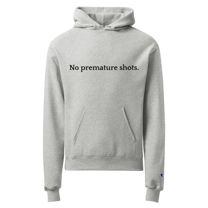 No Premature Shots - Unisex Champion hoodie-zoom-