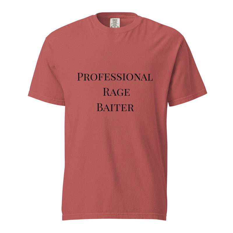 Professional Rage Baiter - Unisex garment-dyed heavyweight t-shirt-zoom-