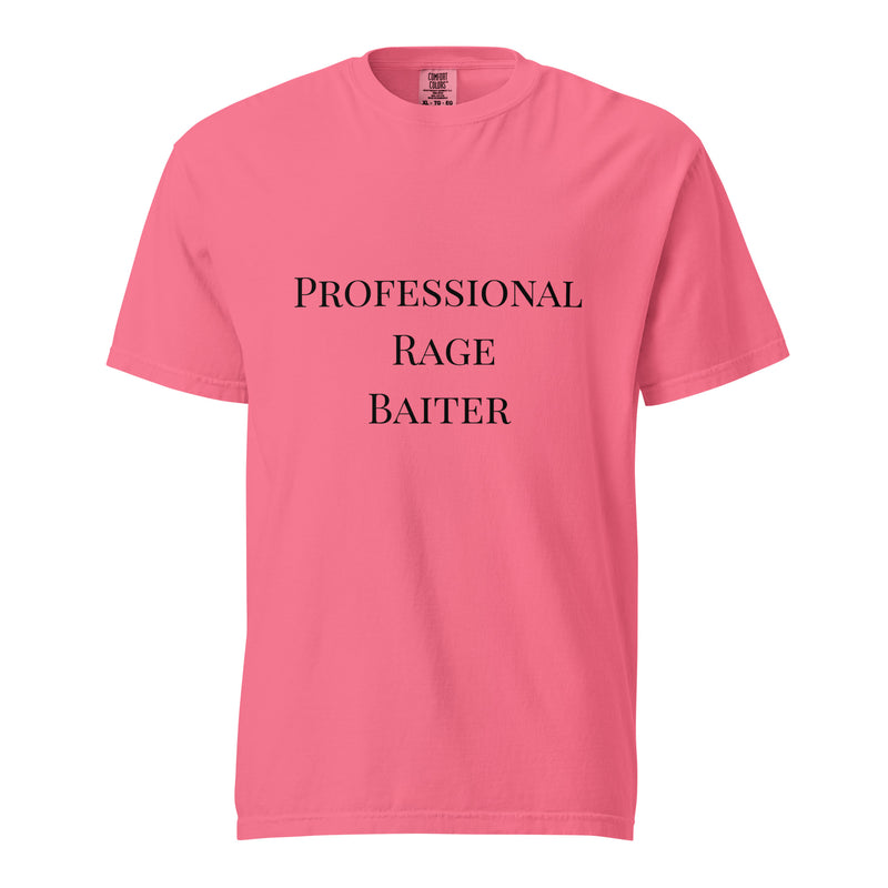 Professional Rage Baiter - Unisex garment-dyed heavyweight t-shirt-zoom-