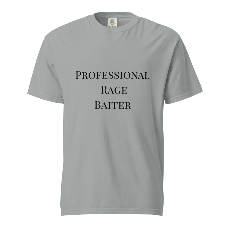 Professional Rage Baiter - Unisex garment-dyed heavyweight t-shirt-zoom-