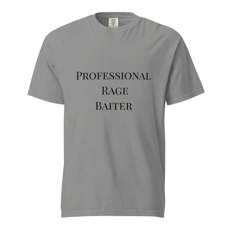 Professional Rage Baiter - Unisex garment-dyed heavyweight t-shirt-zoom-