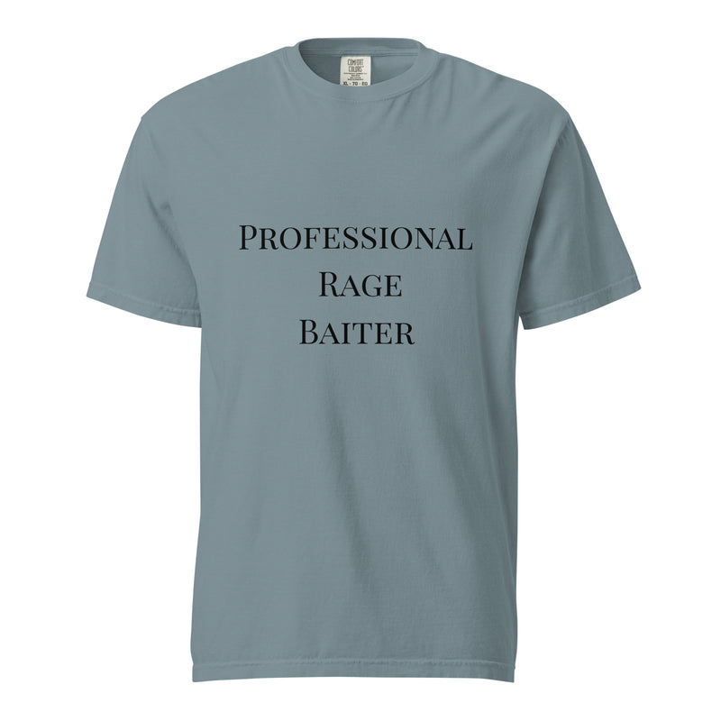 Professional Rage Baiter - Unisex garment-dyed heavyweight t-shirt-zoom-