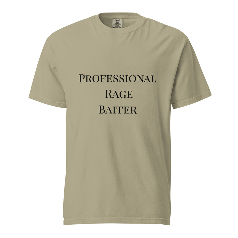 Professional Rage Baiter - Unisex garment-dyed heavyweight t-shirt-zoom-