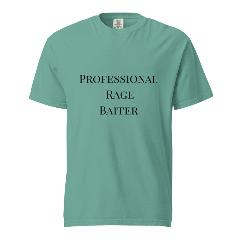 Professional Rage Baiter - Unisex garment-dyed heavyweight t-shirt-zoom-