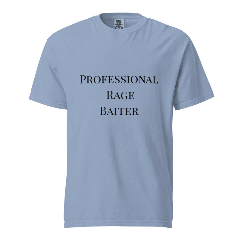 Professional Rage Baiter - Unisex garment-dyed heavyweight t-shirt-zoom-