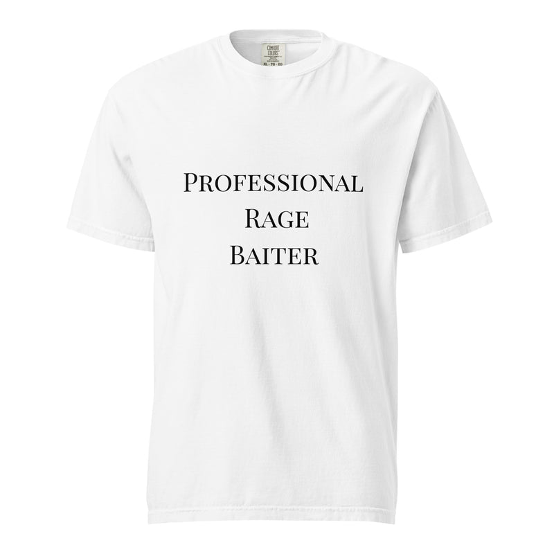 Professional Rage Baiter - Unisex garment-dyed heavyweight t-shirt-zoom-